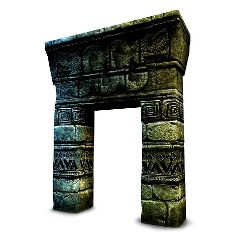 Aztec mayan gate