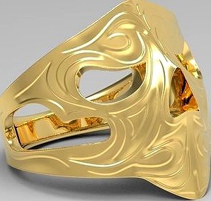 Scull ring | 3D