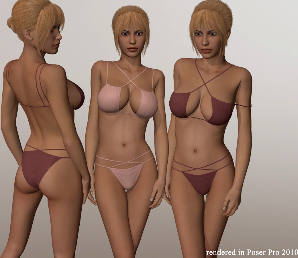 Strappy Two Piece Bikini Set I for V4A4G4S4Elite and Pose