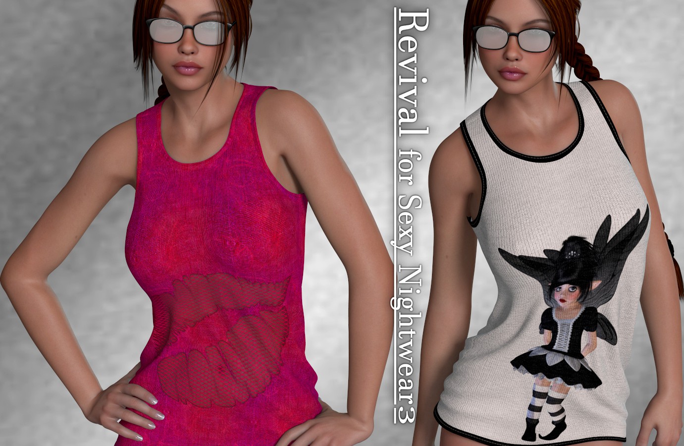 Revival for Sexy Nightwear 3 V4_Poser