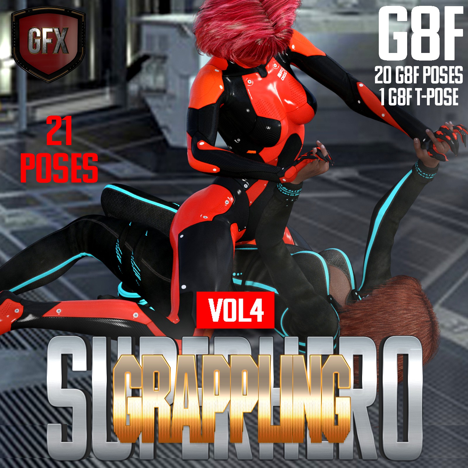 SuperHero Grappling for G8F Volume 4