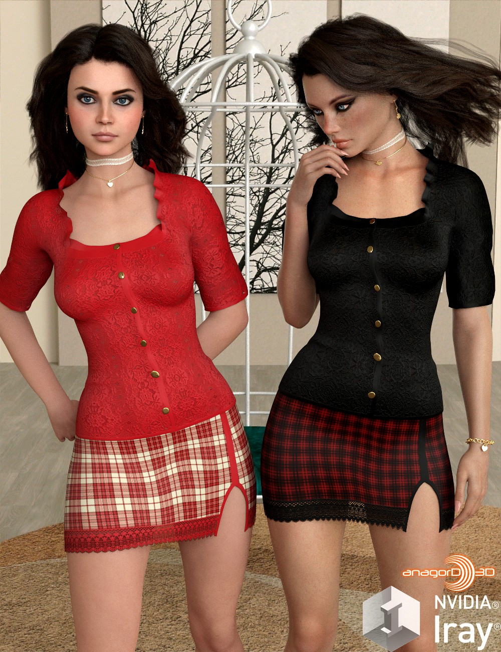 VERSUS - Sex Appeal - Blouse and Skirt for G8 and V8