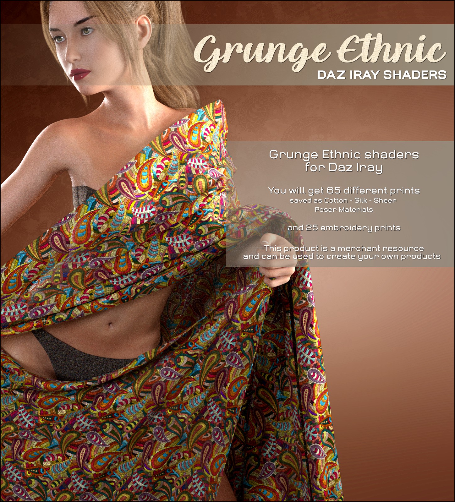Daz Iray - Ethnic Silks