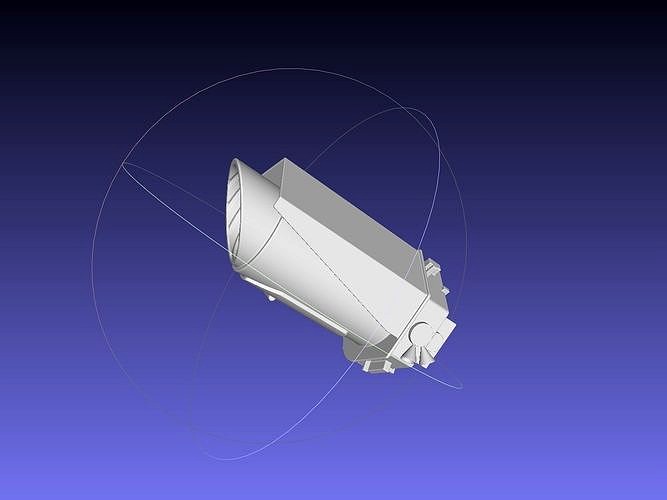 Kepler Space Telescope Printable Miniature 3D model