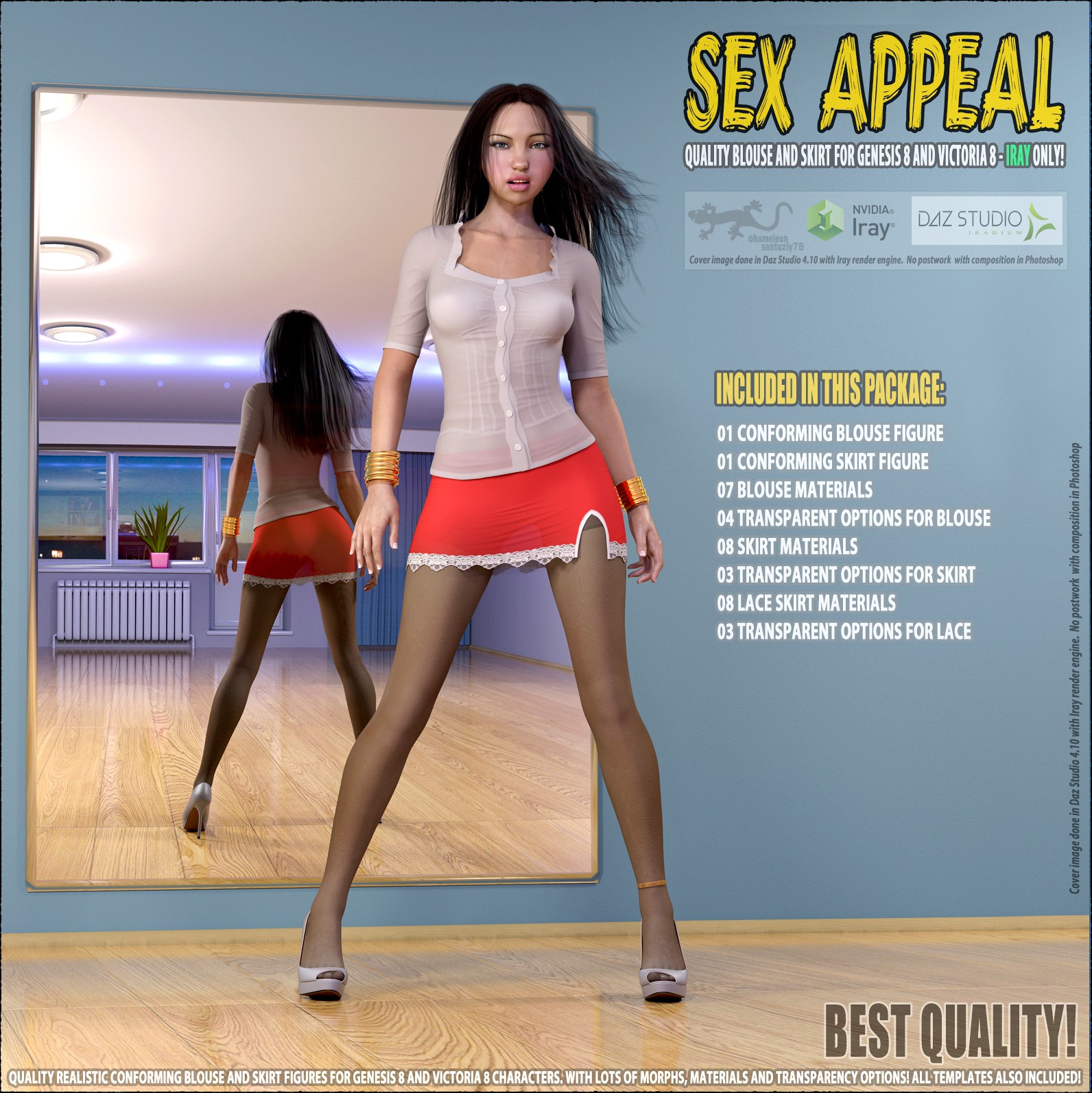 Sex Appeal - Blouse and Skirt for G8 and V8