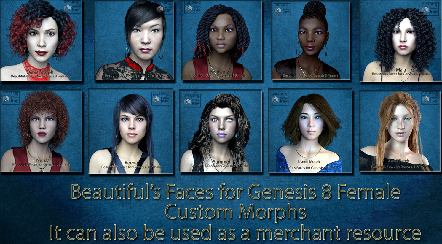 Beautiful faces for G8 pack