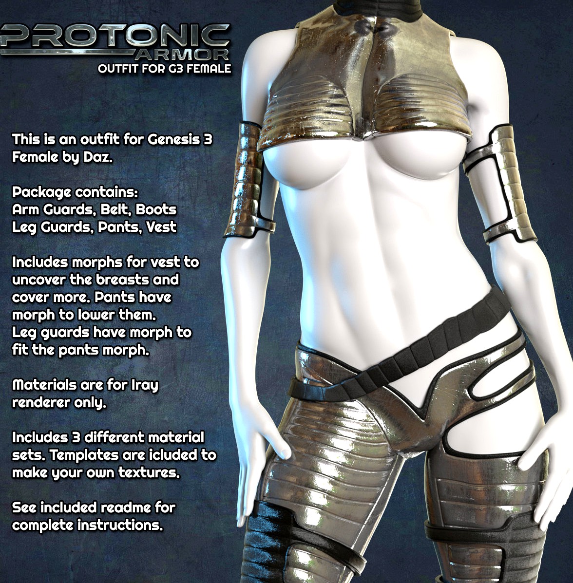 Exnem Protonic Armor for Genesis 3 Female
