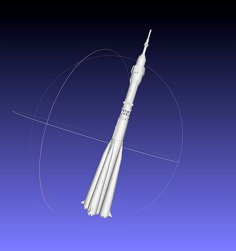 Soyuz Rocket Printable Model | 3D