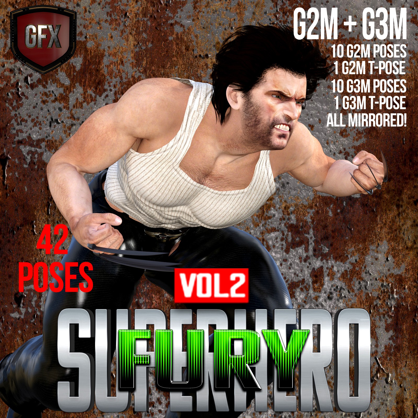 SuperHero Fury for G2M and G3M Volume 2