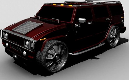 HummerH2 3D Model