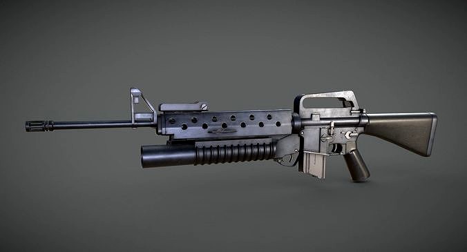 M16 m203 Grenade Launcher