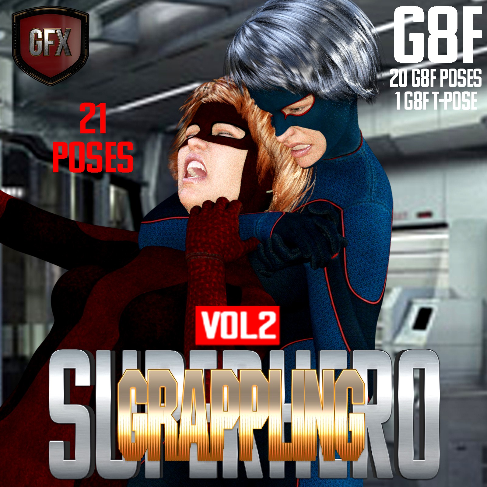 SuperHero Grappling for G8F Volume 2