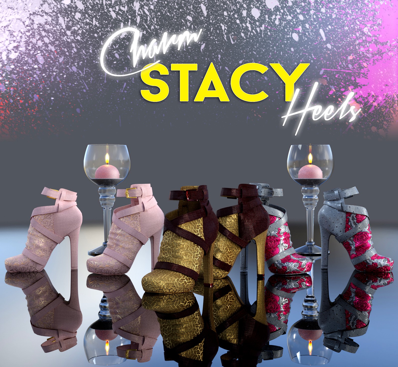 Charm Stacy Heels