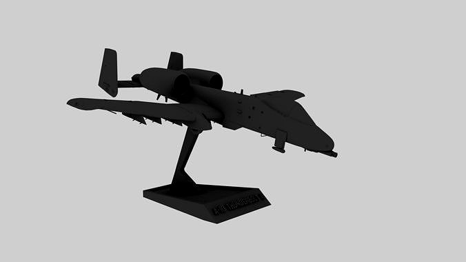 STL A-10 Thunderbolt II | 3D