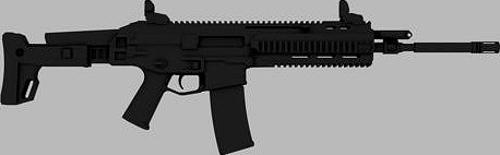 STL Rifle ACR Enhanced | 3D