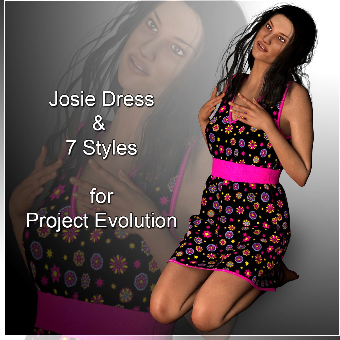 Josie Dress and 7 Styles for Project Evolution - Poser