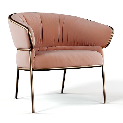 SHU-YING Fabric lounge chair