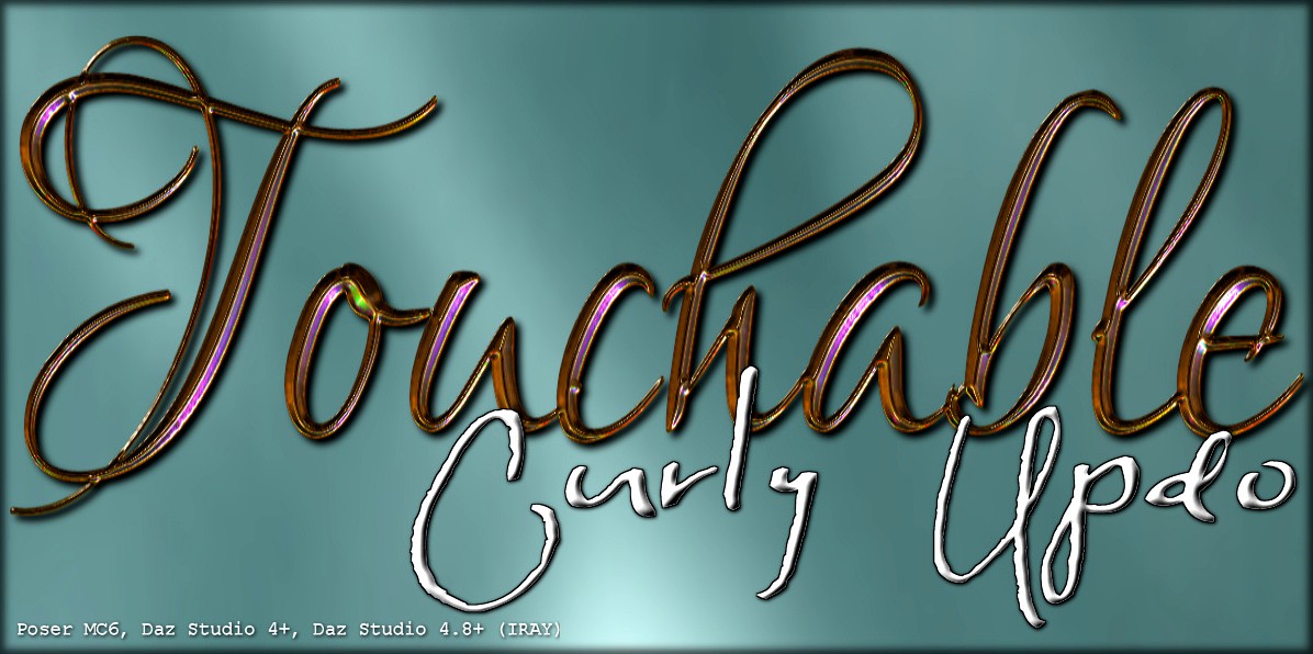 Touchable Curly Updo