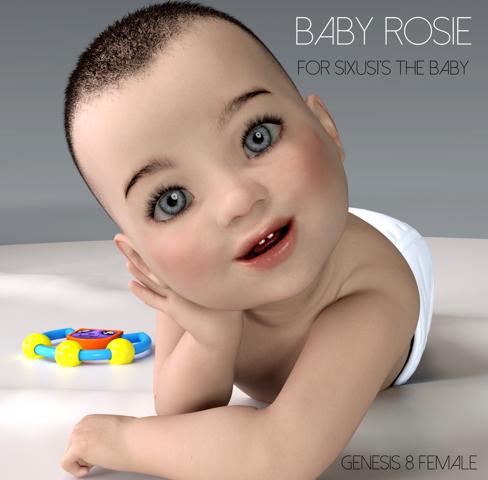 Baby Rosie character and expressions add-on for Sixus1's The Baby