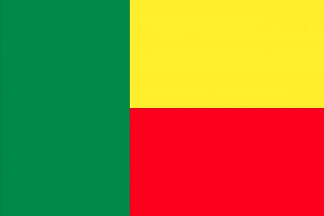 Benin flag 3D Model