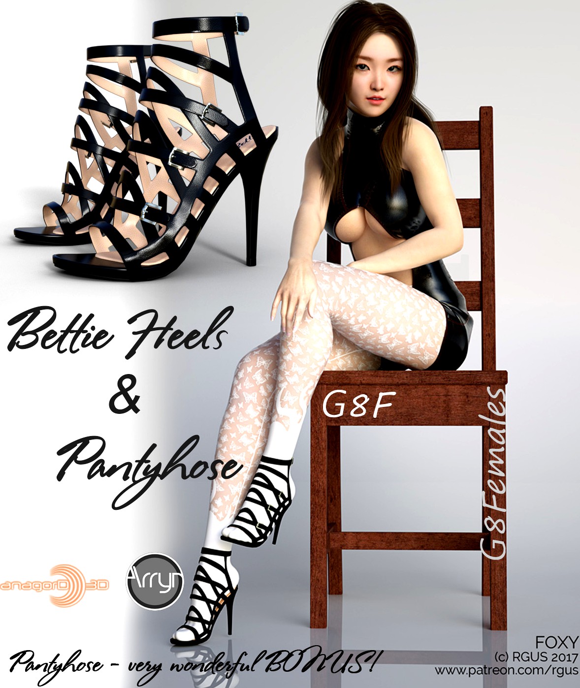 Bettie Heels and Pantyhose G8F