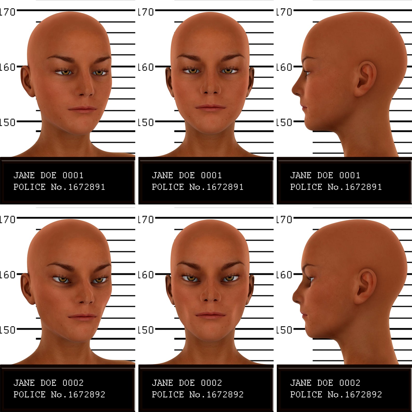 Psycho Faces for Genesis 3 Female
