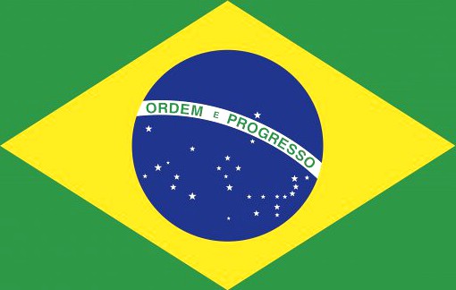 Brazilia flag 3D Model