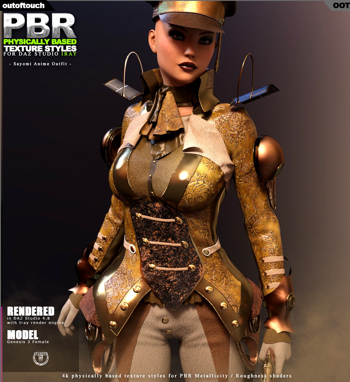 OOT PBR Texture Styles for Sayomi Anime Outfit