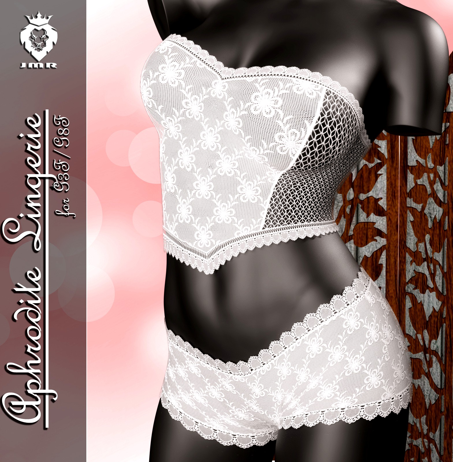 JMR Aphrodite Lingerie for G3F/G8F