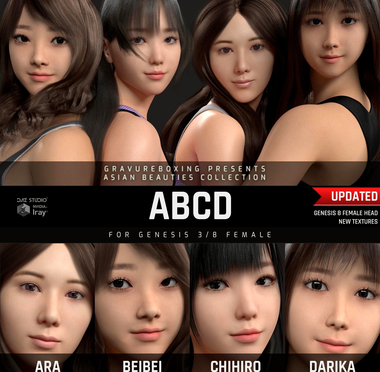 BUNDLE Asian Beauties Collection ABCD