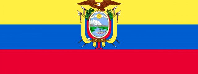 Ecuador flag 3D Model