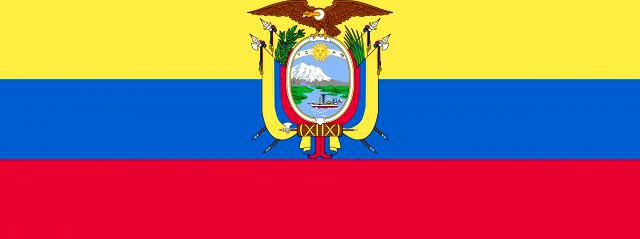 Ecuador flag 3D Model