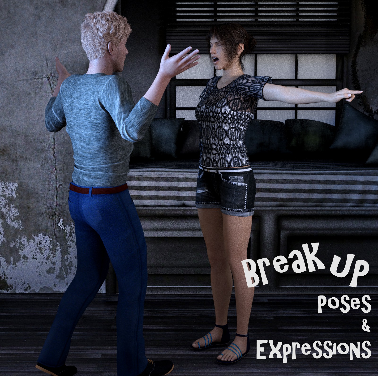 Breakup Poses & Expressions