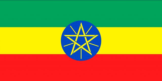 Ethiopia flag 3D Model
