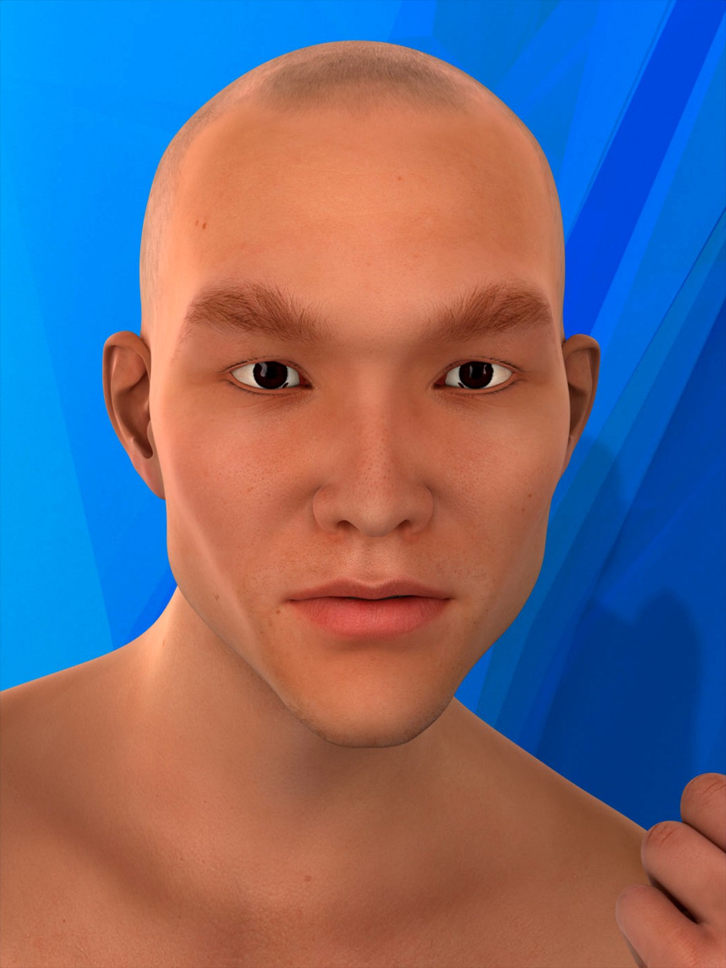 Asian Male Face Morphs for Genesis 8 Male