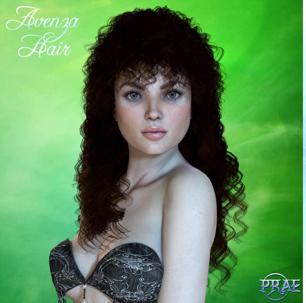 Prae-Avenza Hair for V4 Poser