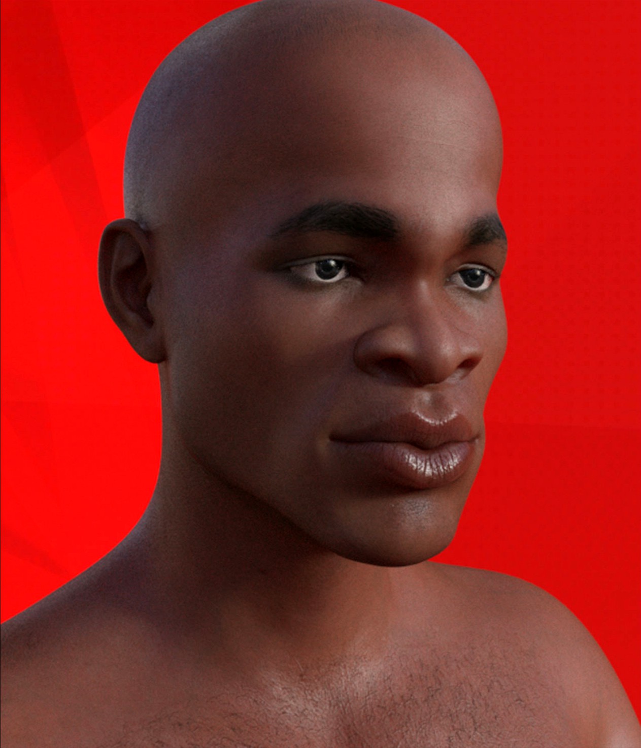 African Male Faces Morphs for Genesis 8 Male