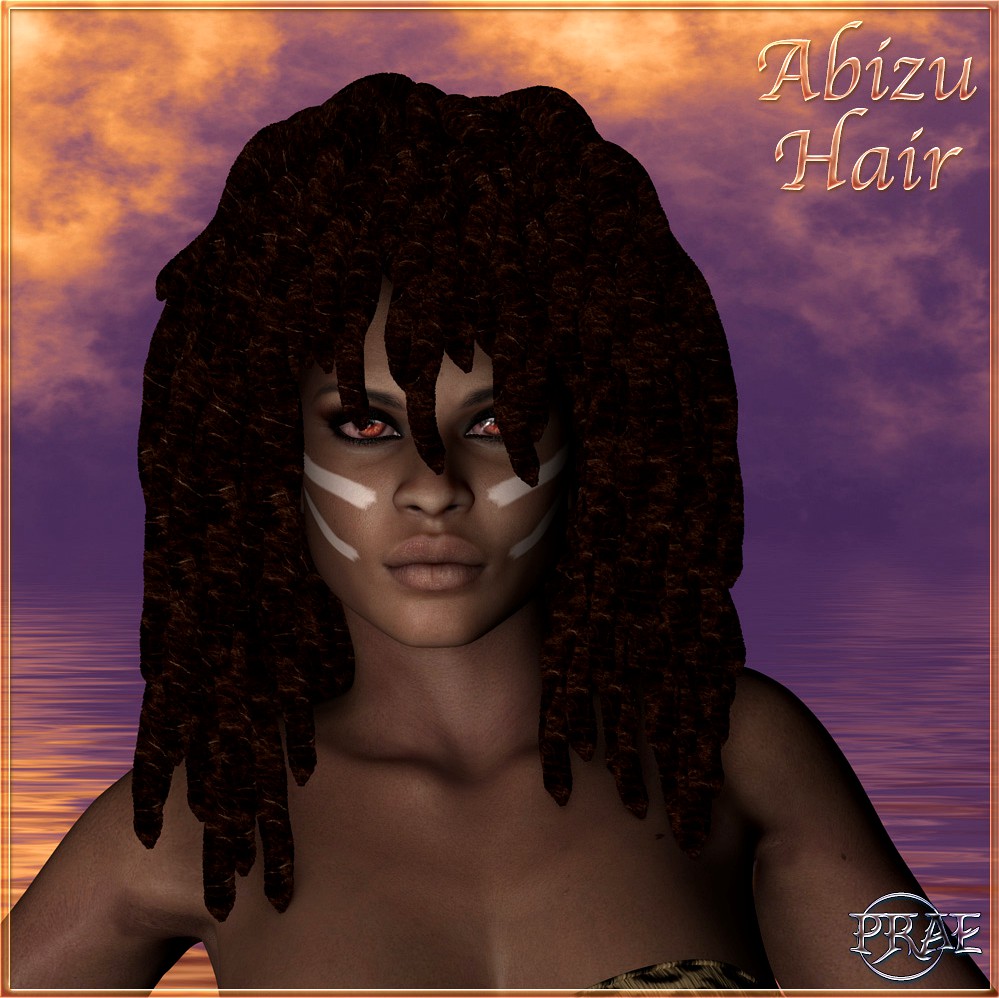 Prae-Abizu Hair For V4 Poser