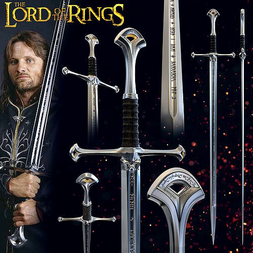 ARAGORN SWORD ANDURIL - LORD OF THE RINGS | 3D