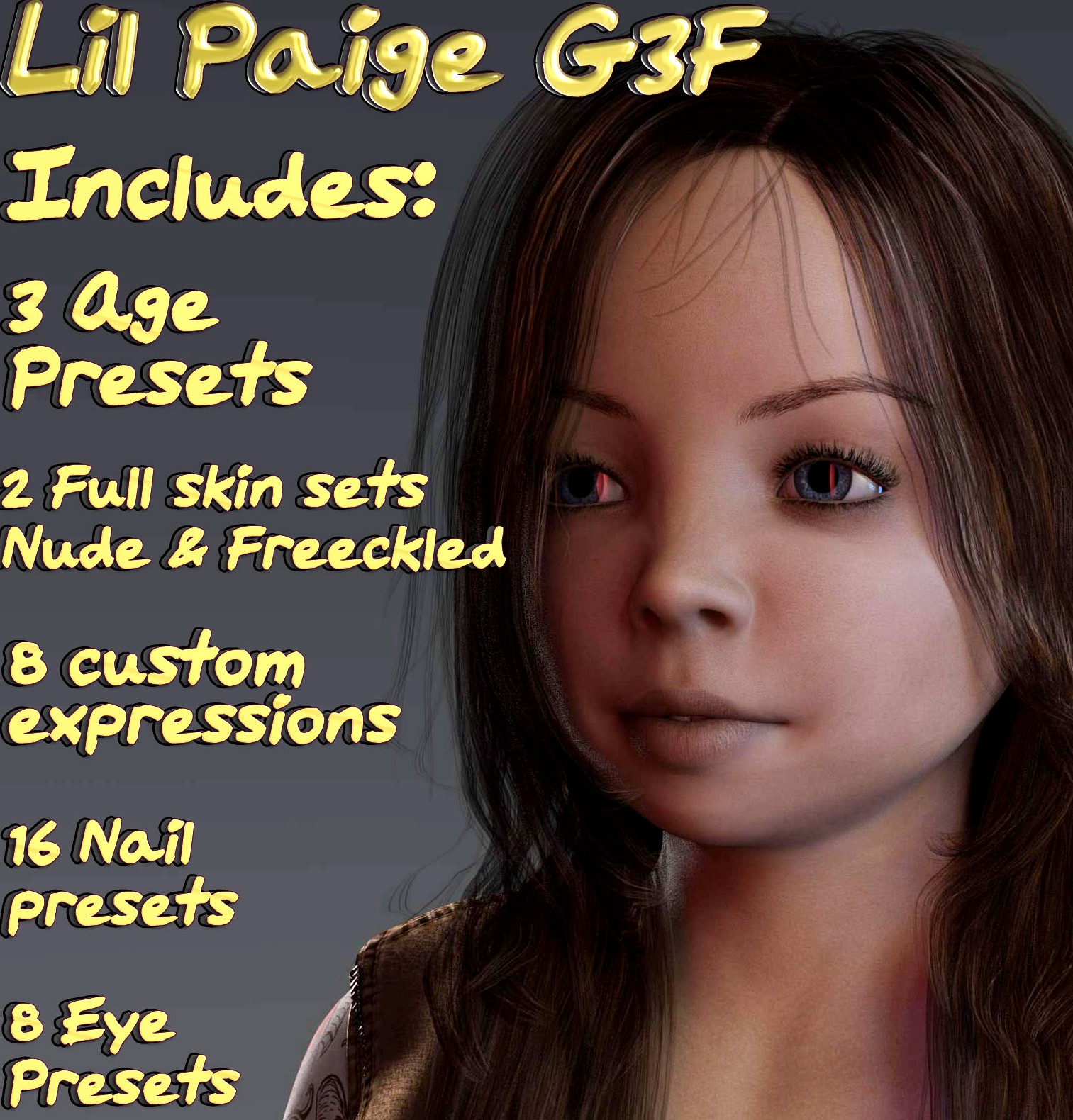 Lil Paige for G3F