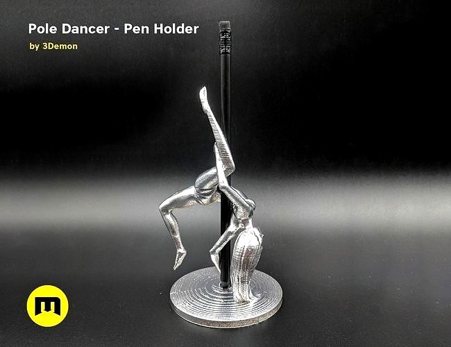 Pole Dancer - Pen Holder | 3D