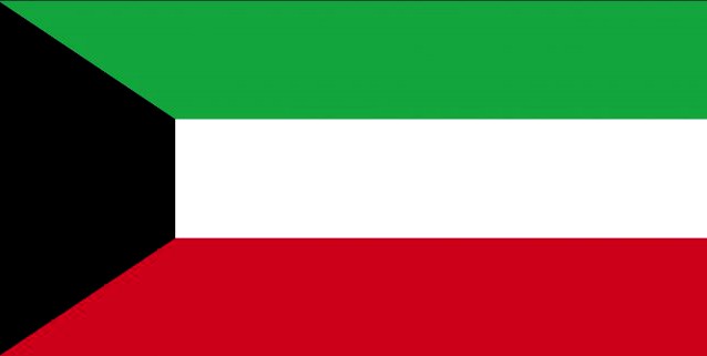 Kuwait flag 3D Model