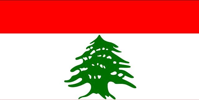 Lebanon flag 3D Model