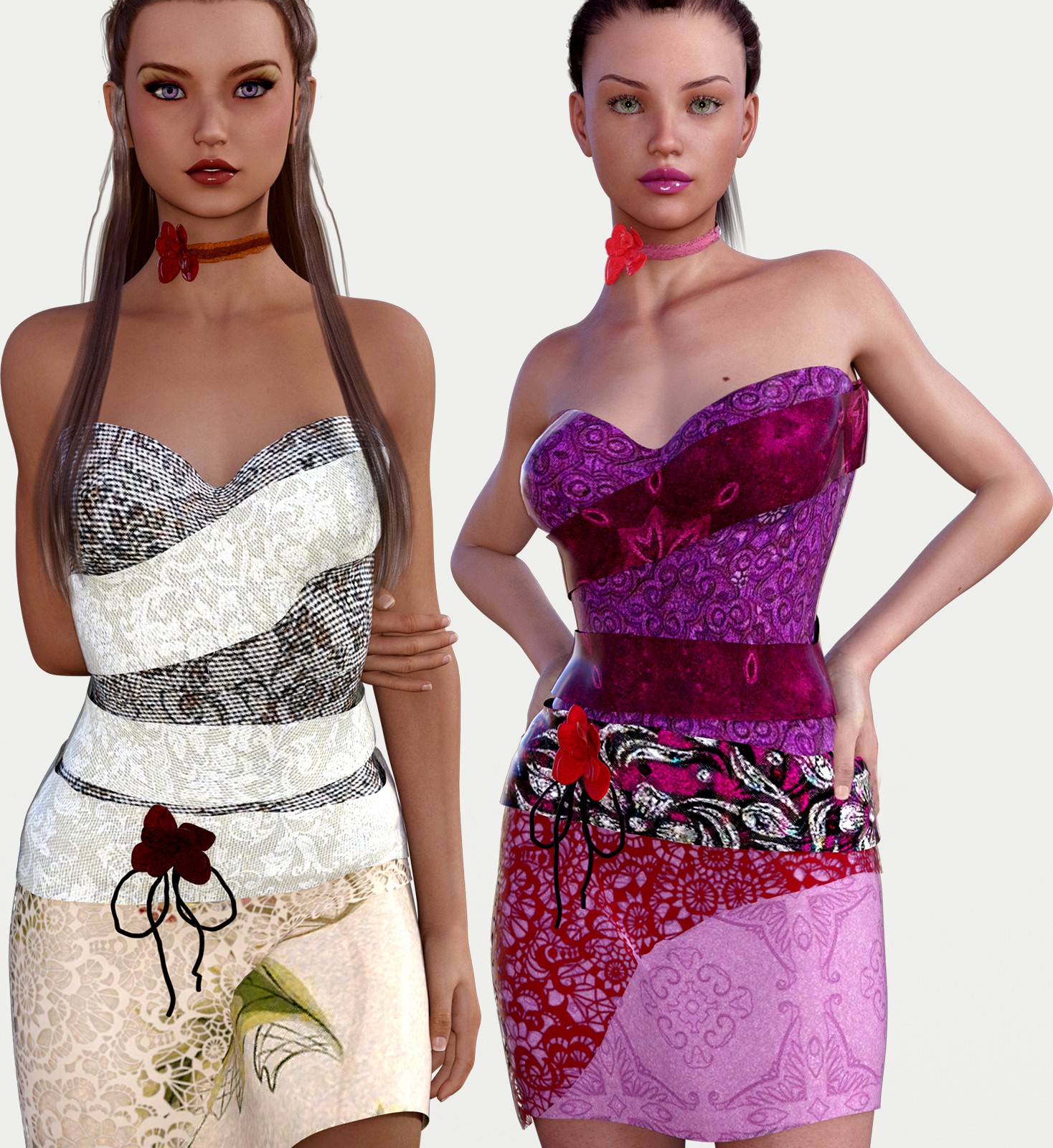 Njhara Dress for Genesis 3 Female/V7