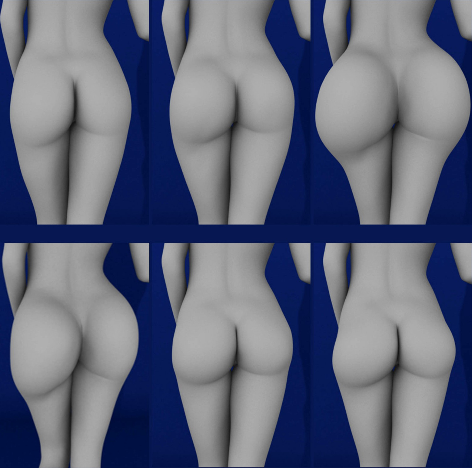 Glutes Morphs for Genesis 8 Female