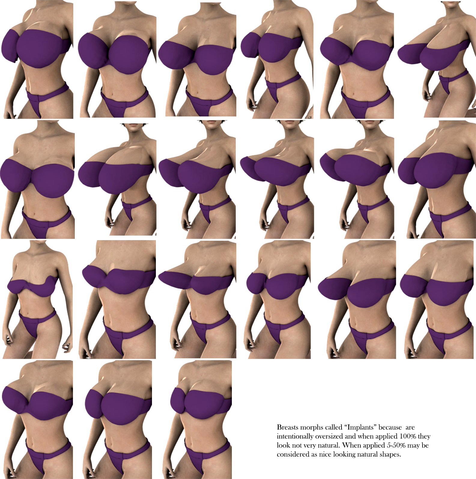 Breast Morphs for Genesis 8 Female