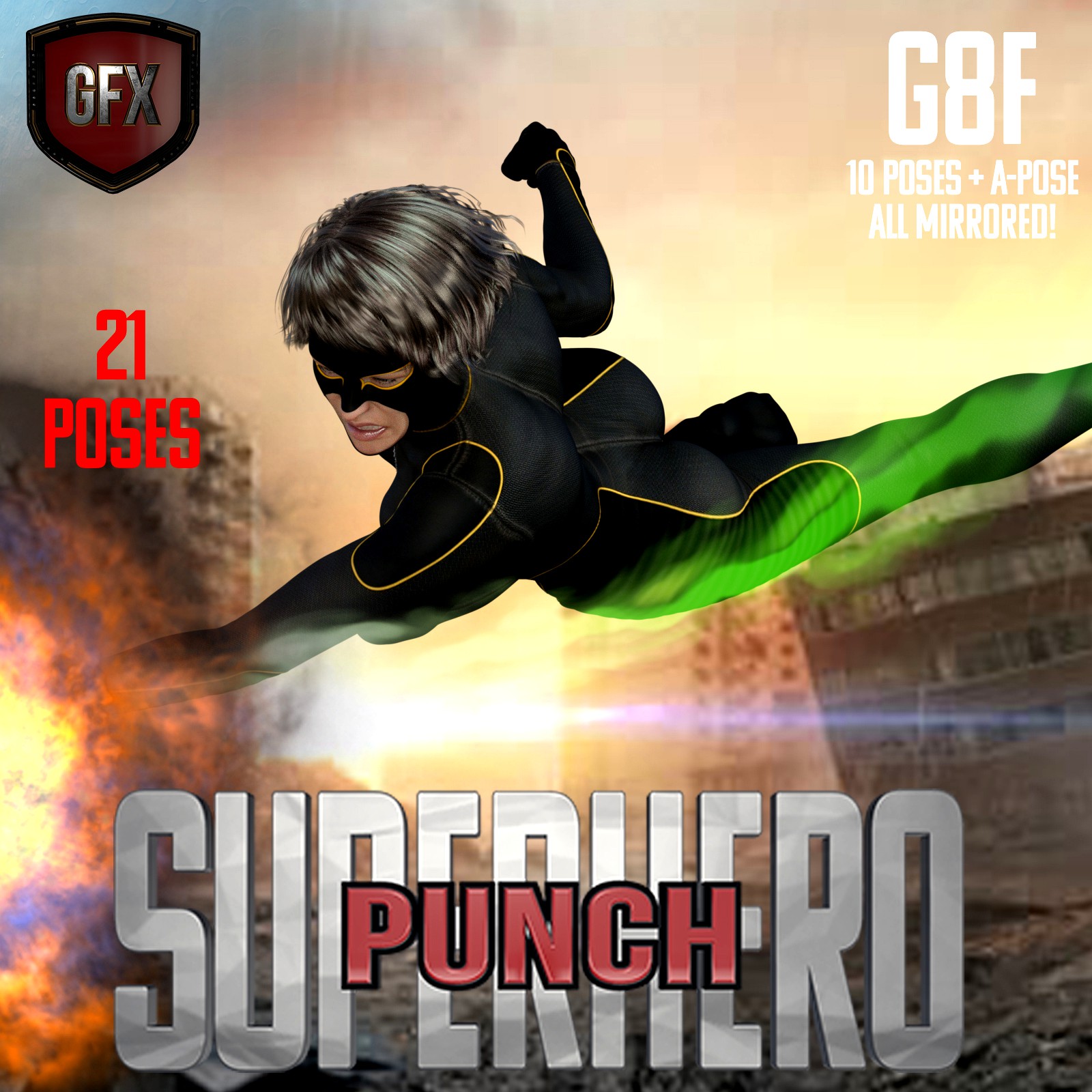 SuperHero Punch for G8F Volume 1