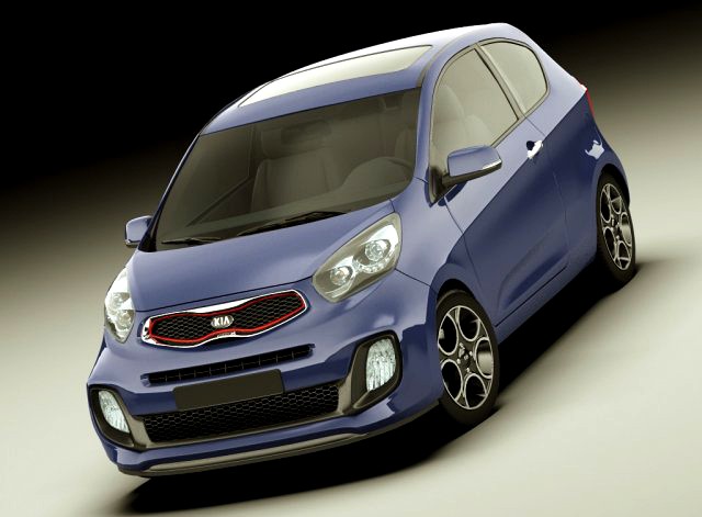 Kia Picanto Sport 2012 3door 3D Model