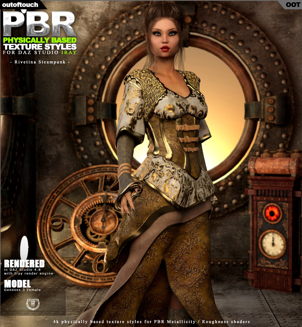 OOT PBR Texture Styles for Rivetina Steampunk