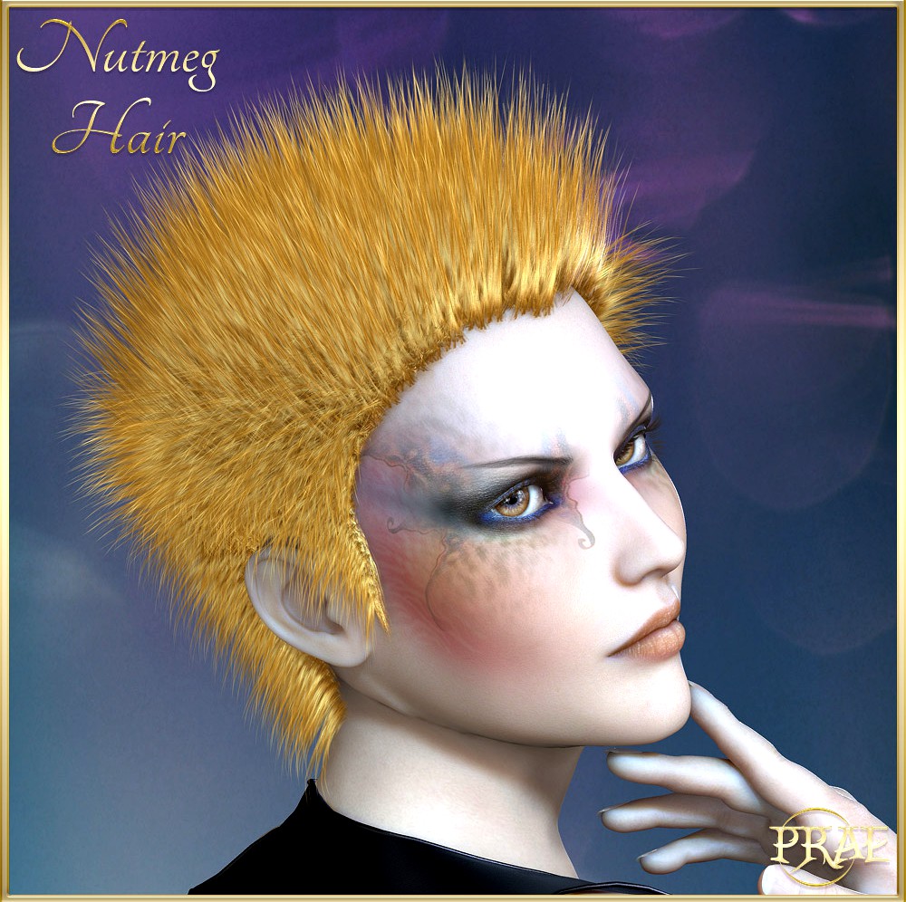 Prae-Nutmeg Hair for Poser